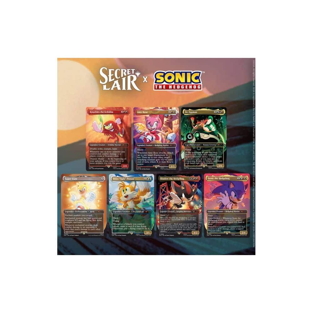 magic the gathering : secret lair sonic