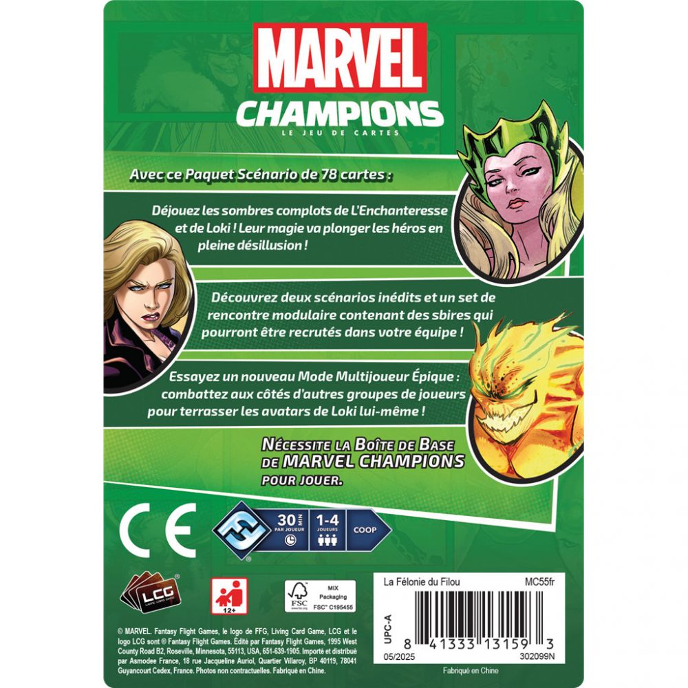 Marvel Champions : La Félonie du Filou - marvel champions : la félonie du filou