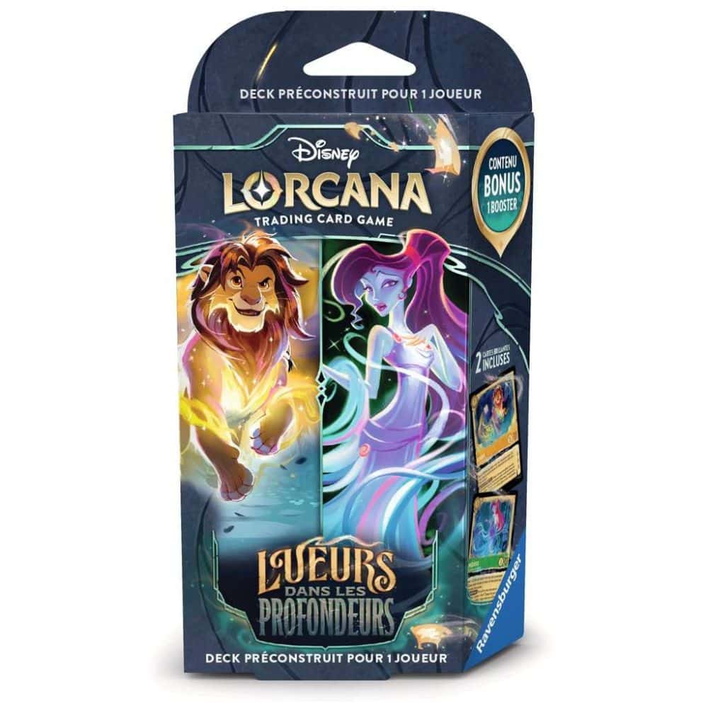 Lorcana Chapitre 10 - Lueurs Dans Les Profondeurs : Deck De Démarrage Simba et Megara