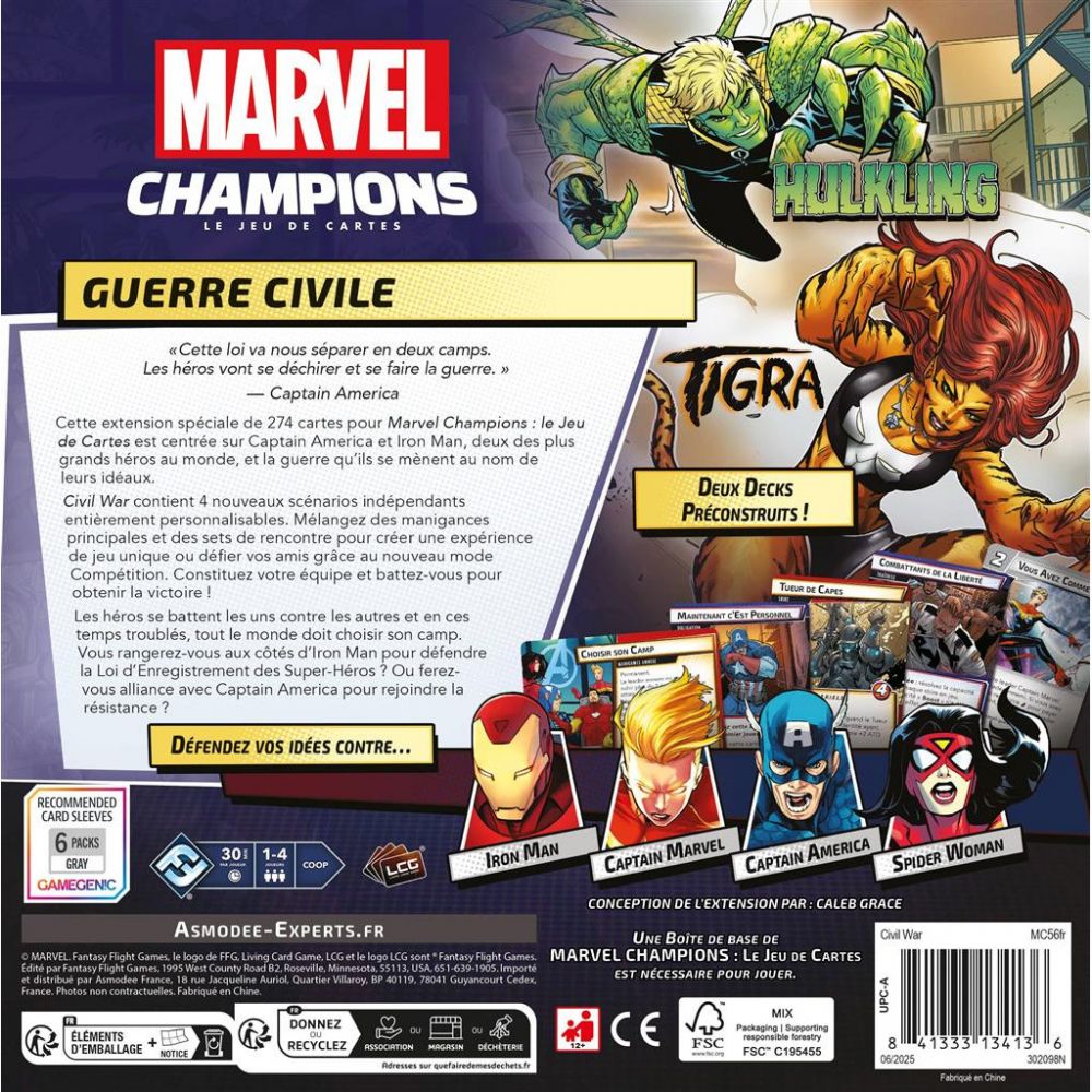 Marvel Champions : Civil War (extension) - marvel champions : civil war (extension)