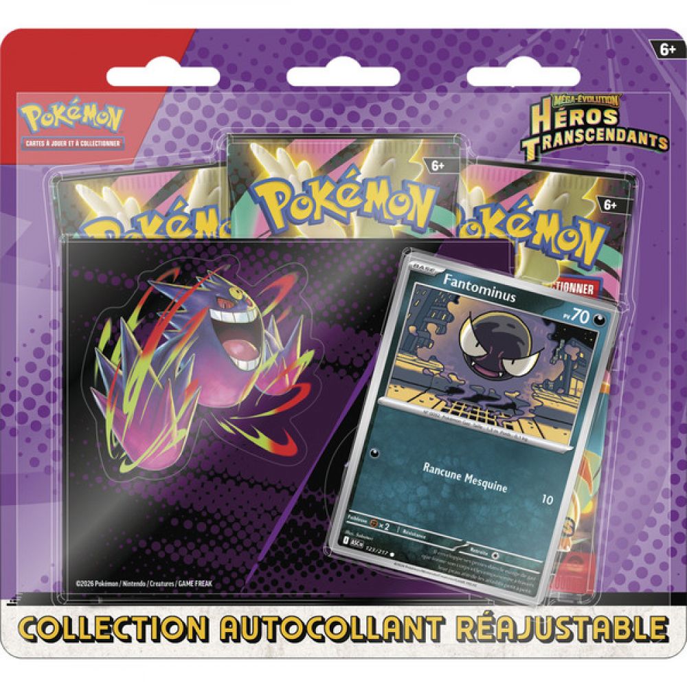 Pokemon - Héros Transcendants ME2.5 : Tech Sticker 3-Pack - pokemon héros transcendants me2.5 : tech sticker 3 pack