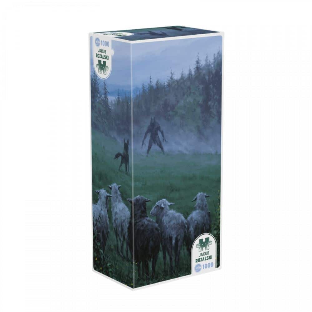 puzzle signature 1000p : jakub rozalski moutons