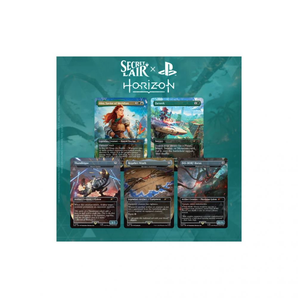 magic the gathering : secret lair x horizon: into the forbidden west