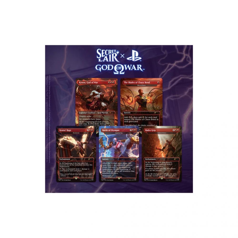 magic the gathering : secret lair x god of war: greek