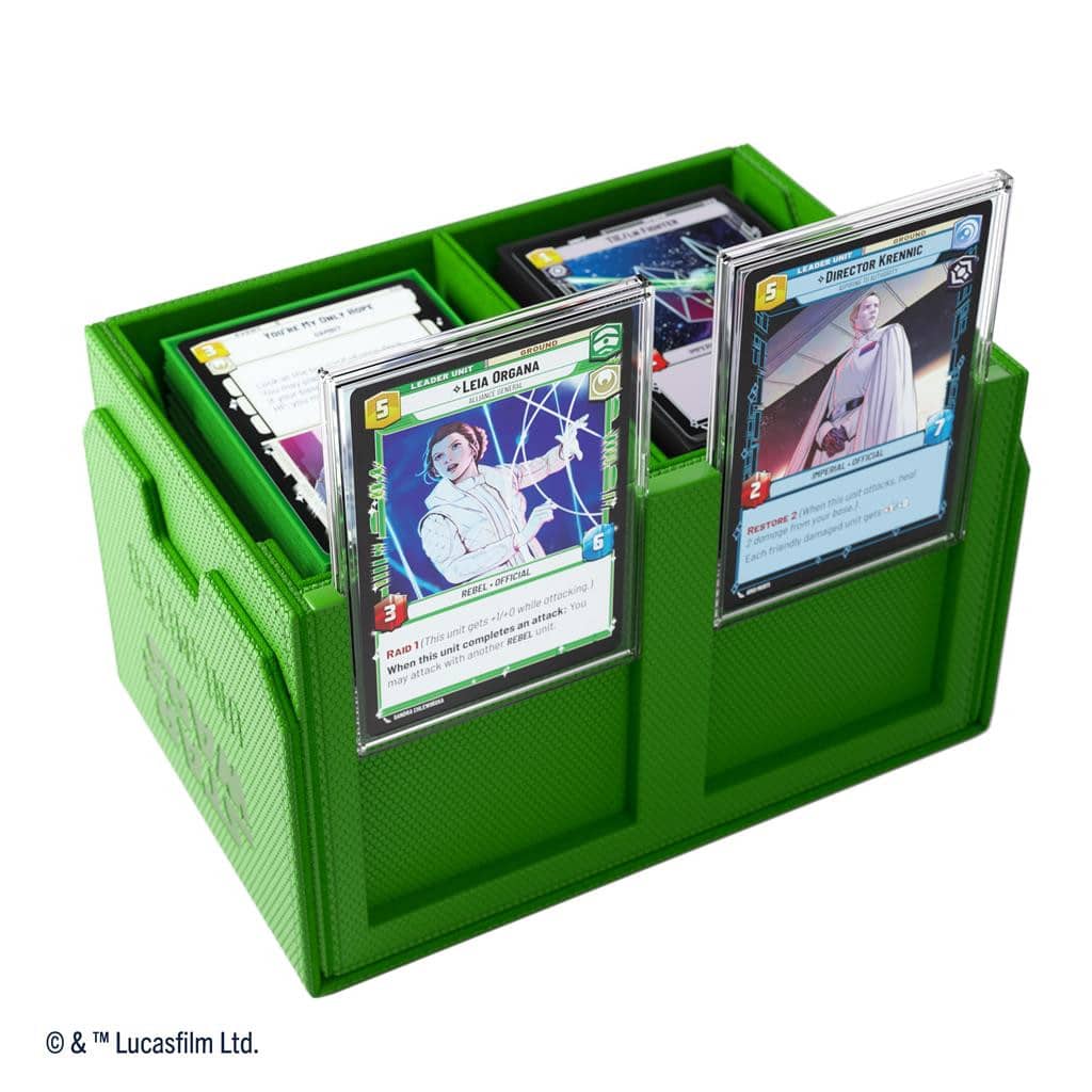 Star Wars Unlimited Double Deck Pod Green - star wars unlimited double deck pod green
