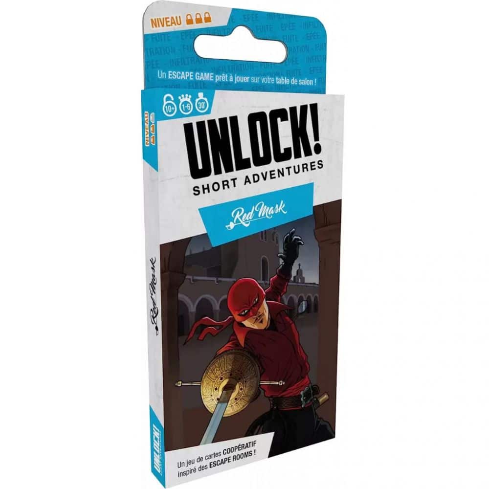 unlock! short adv. : red mask
