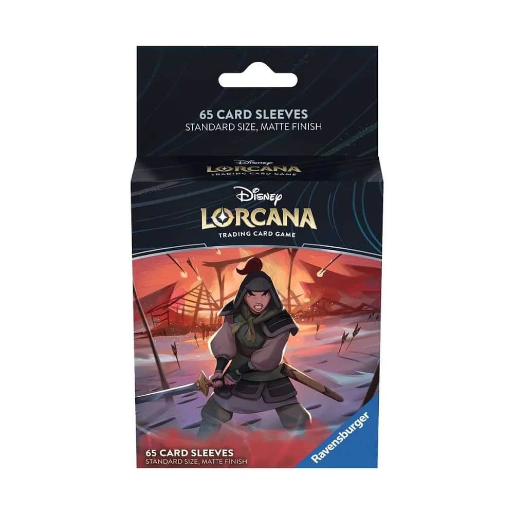 disney lorcana sleeves mulan