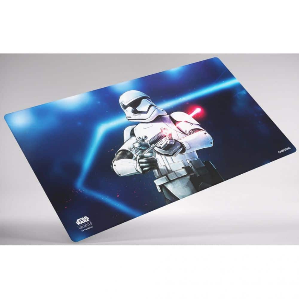 star wars unlimited : passage en vitesse lumiére game mat : stormtrooper