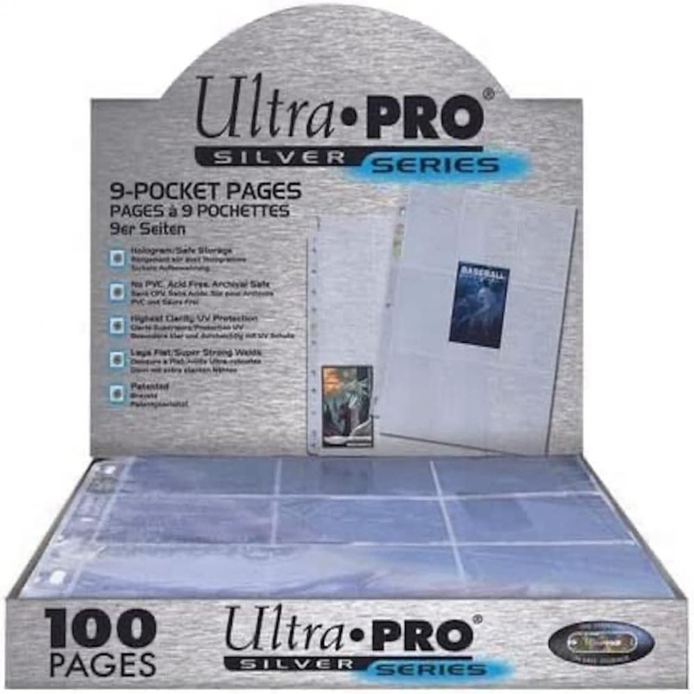 ultra pro : 100 feuilles de classeur silver