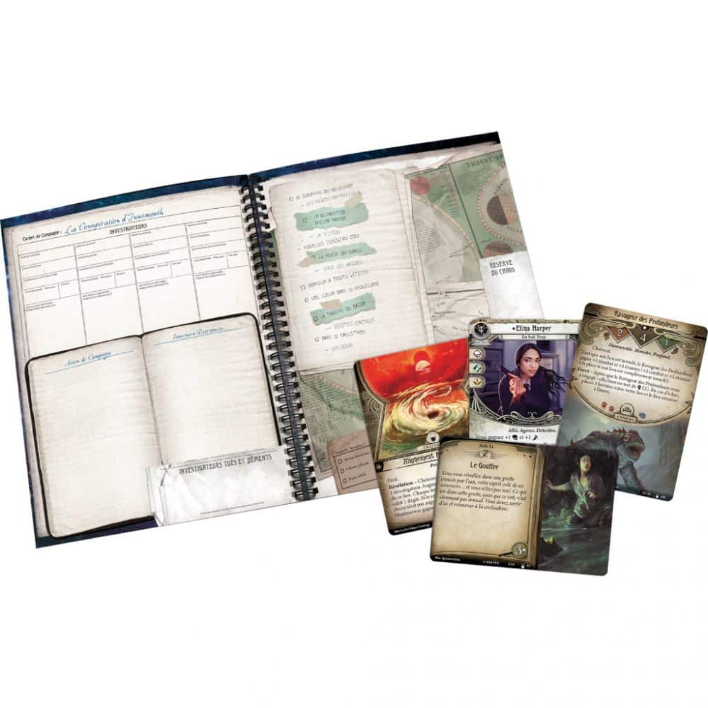 Horreur à Arkham JCE : La Conspiration D'Innsmouth (Campagne) - horreur à arkham jce : la conspiration d'innsmouth (campagne)