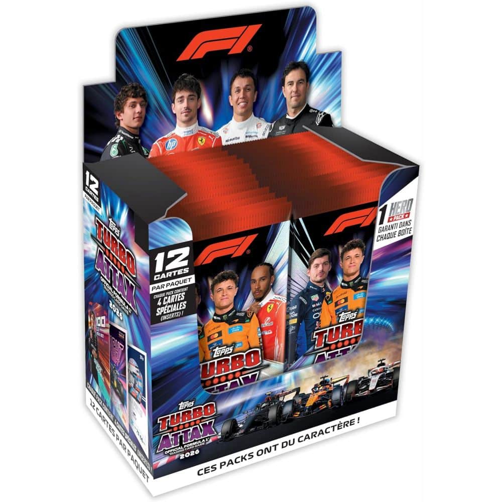 topps f1 turbo attax 26/27 boosters 12 cartes (24)