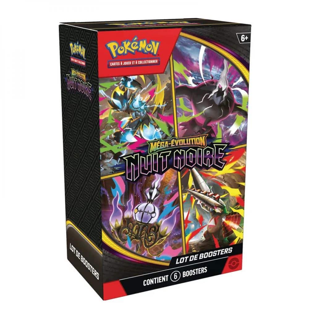 pokémon me05 nuit noir : bundle 6 boosters