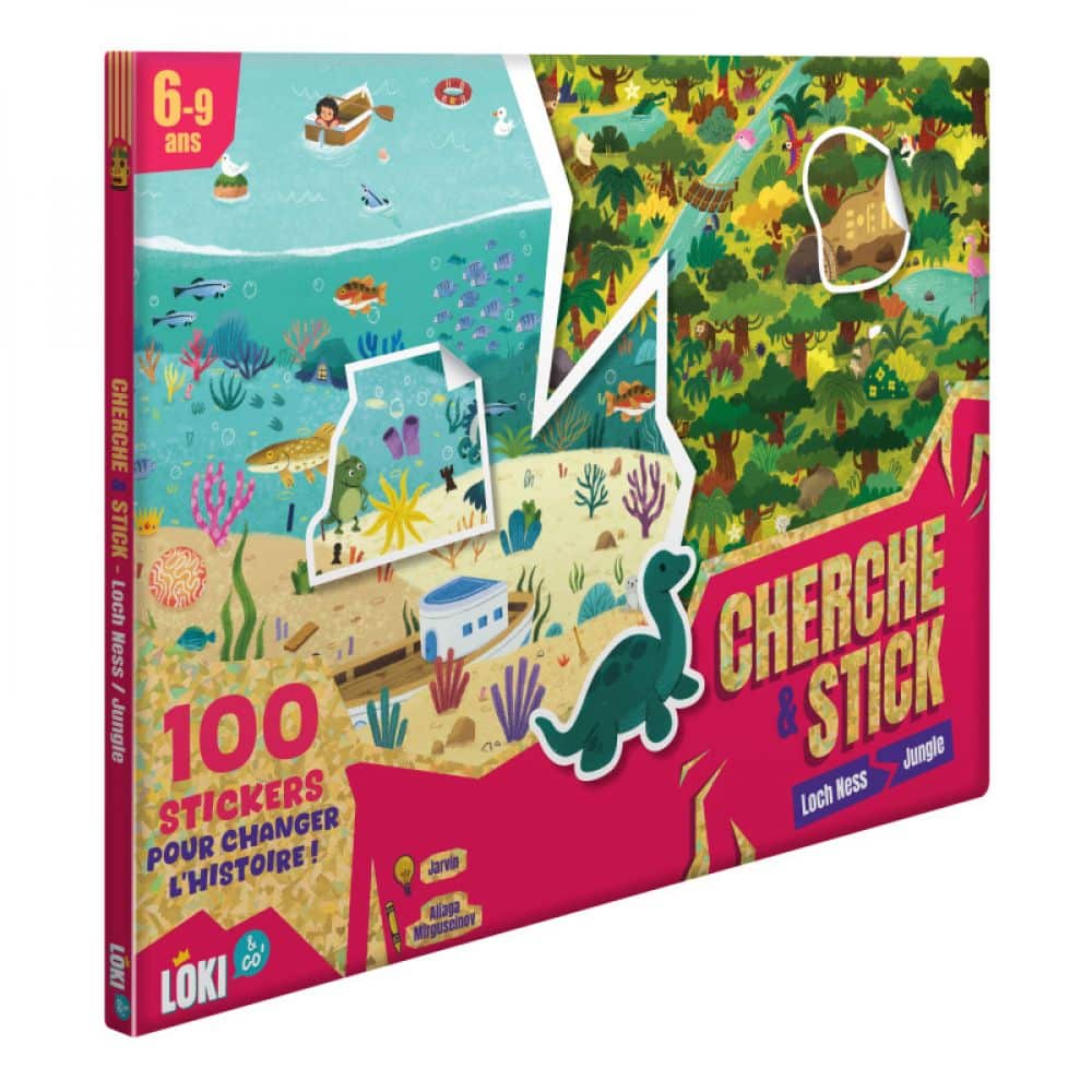 cherche & stick : loch ness & jungle