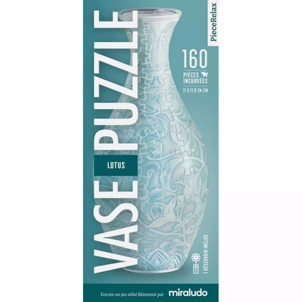 vase puzzle jardin lotus