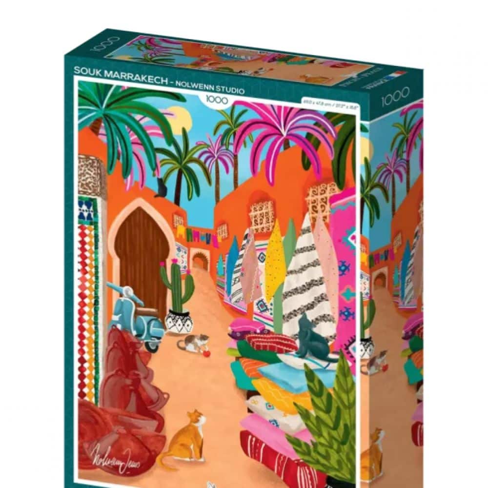 Puzzle - Souk de Marrakech : 1000 pièces