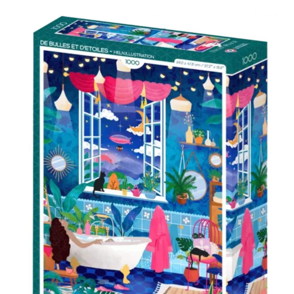 puzzle de bulles et d'etoiles : 1000 pièces
