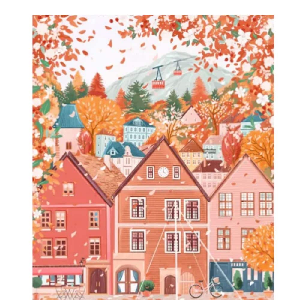 Puzzle - Bergen : 1000 pièces - puzzle bergen : 1000 pièces