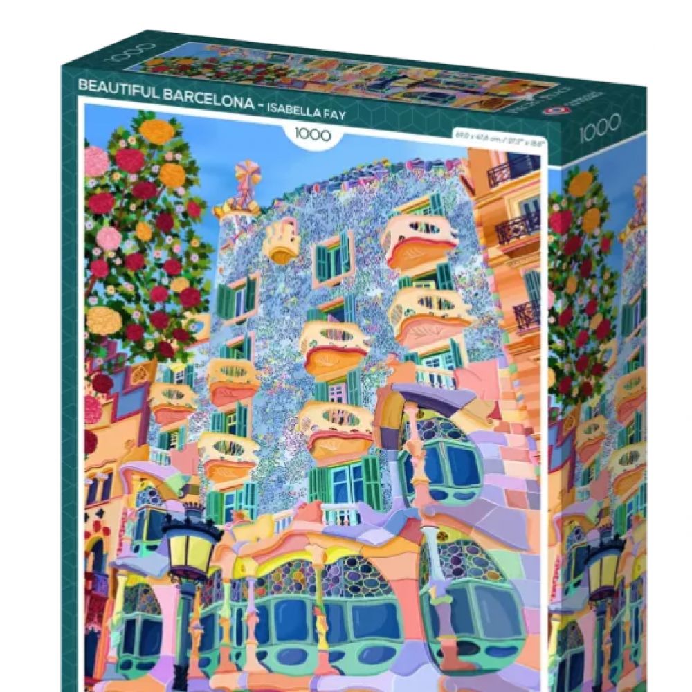puzzle magnifique barcelone : 1000 pièces
