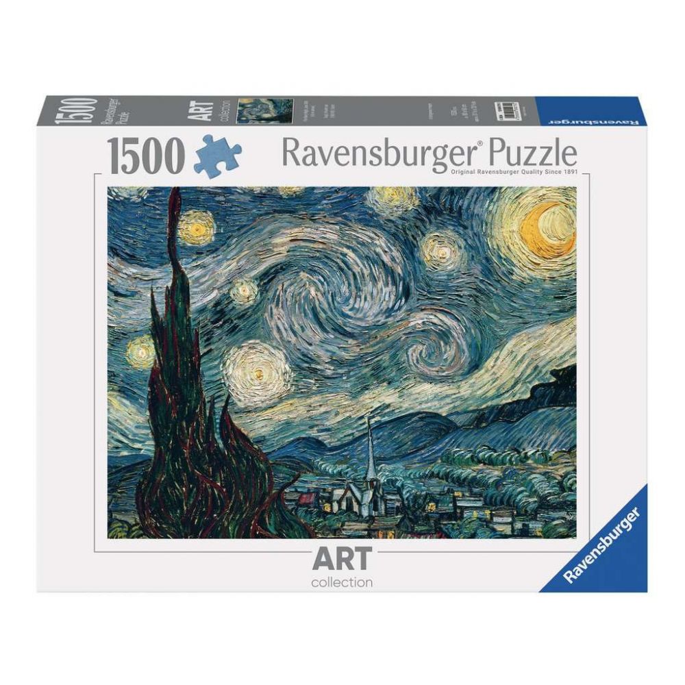 Puzzle - Nuit Etoilée Van Gogh : 1500 Pièces