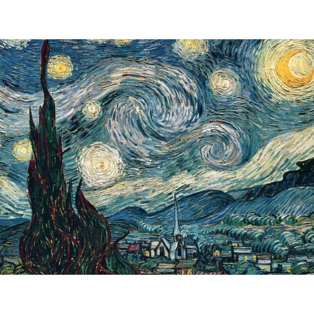 Puzzle - Nuit Etoilée Van Gogh : 1500 Pièces - puzzle nuit etoilée van gogh 1500 pièces