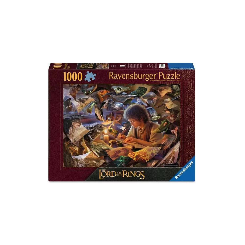 Puzzle - Le Seigneur des Anneaux (Le voyage de Frodon) : 1000 Pièces